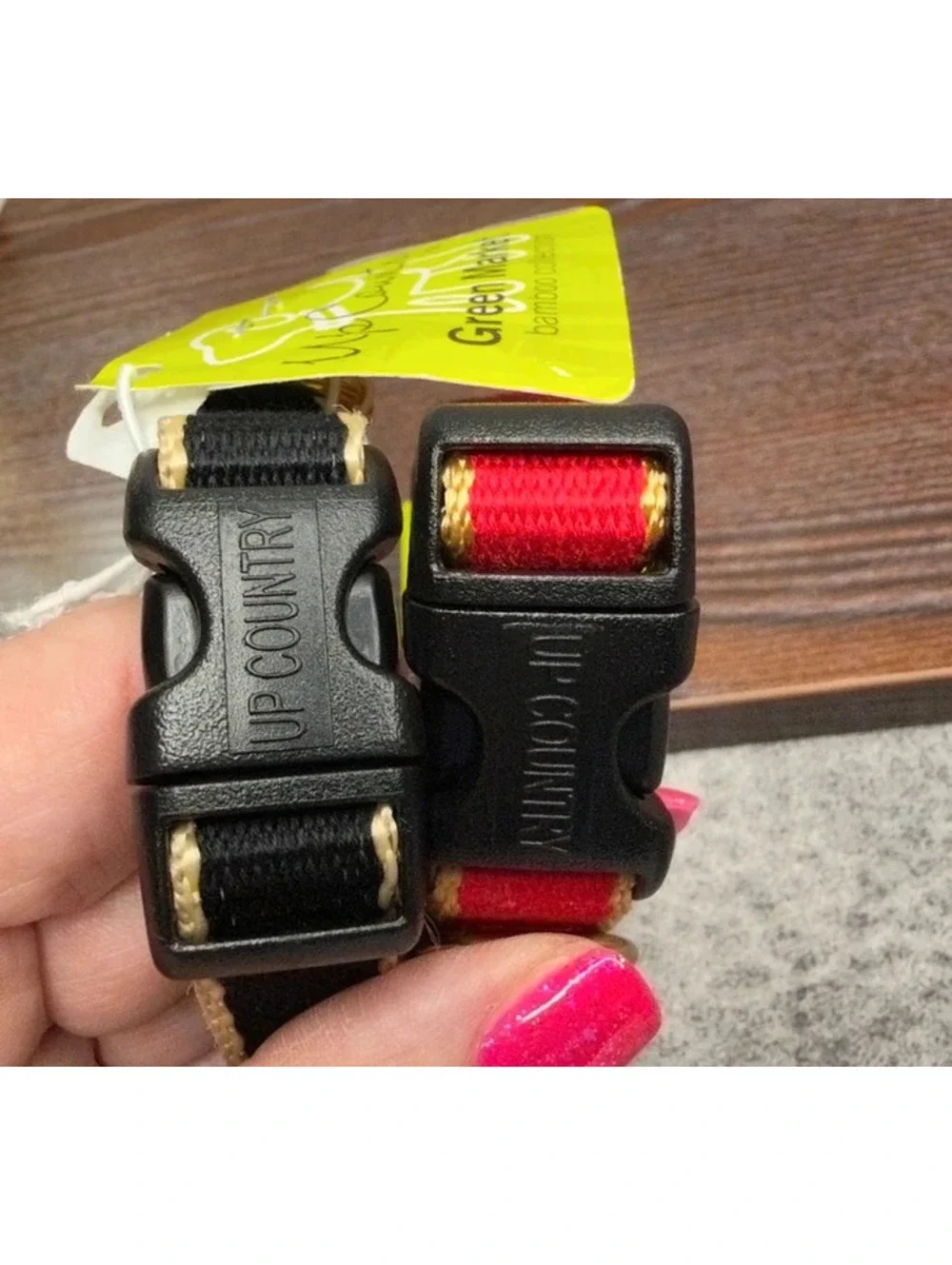 2 New Bamboo Dog Collars $30 MSRP